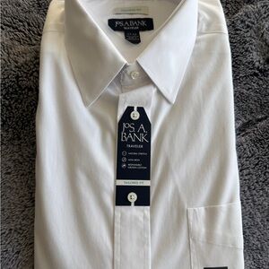 Jos. A. Bank Traveler White Dress Shirt